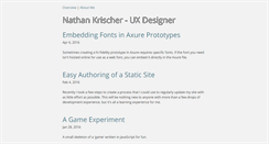Desktop Screenshot of nathankrischer.com