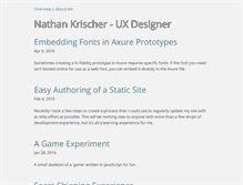 Tablet Screenshot of nathankrischer.com